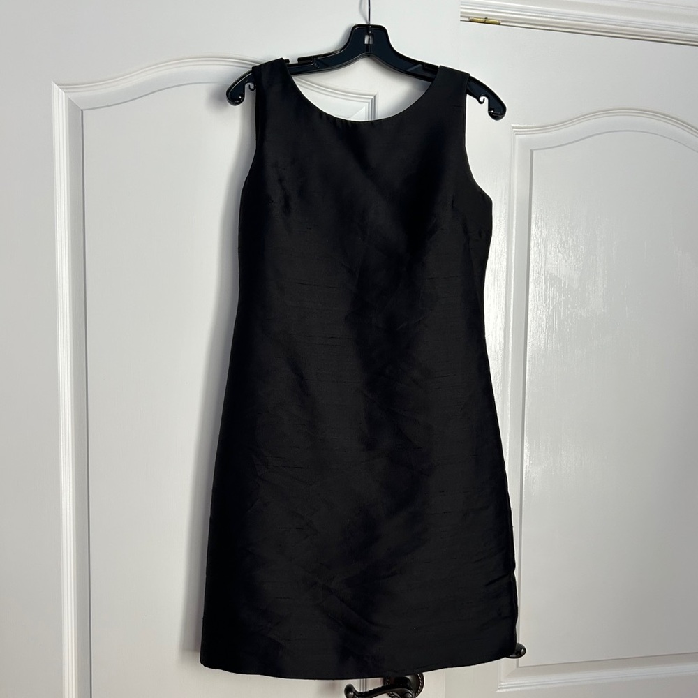 Silk and Wool Black Talbots Dress